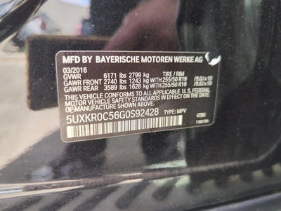 2016 BMW X5 xDrive35i AWD 4dr SAV