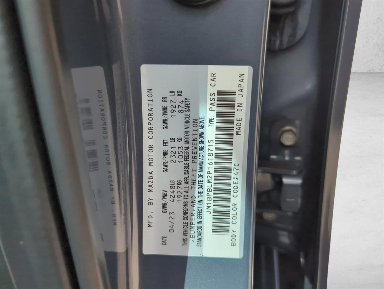 2023 Mazda Mazda3 Hatchback 2.5 S Carbon Edition Auto AWD