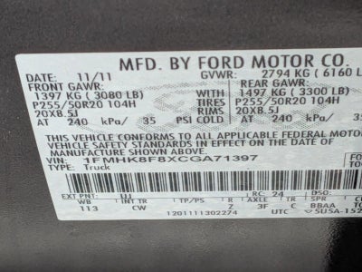 2012 Ford Explorer 4WD 4dr Limited