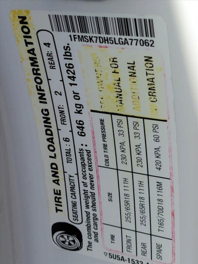 2020 Ford Explorer XLT RWD