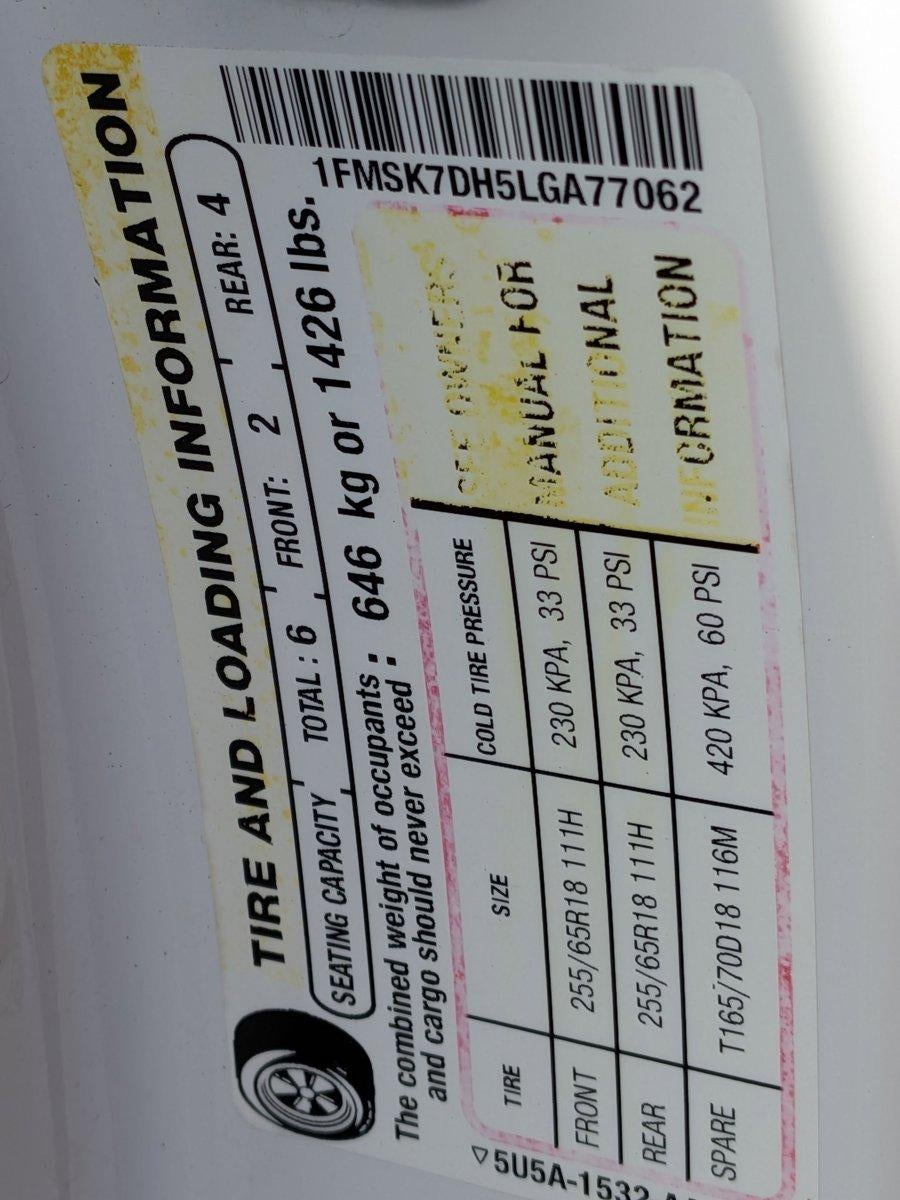 2020 Ford Explorer XLT RWD