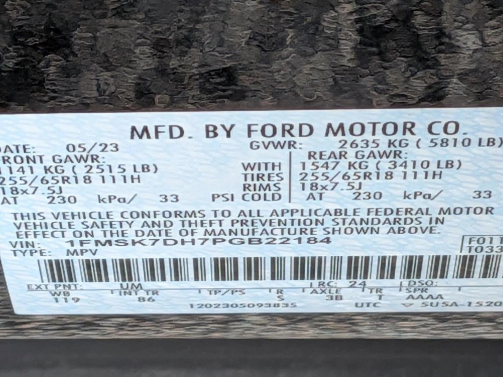 2023 Ford Explorer XLT RWD