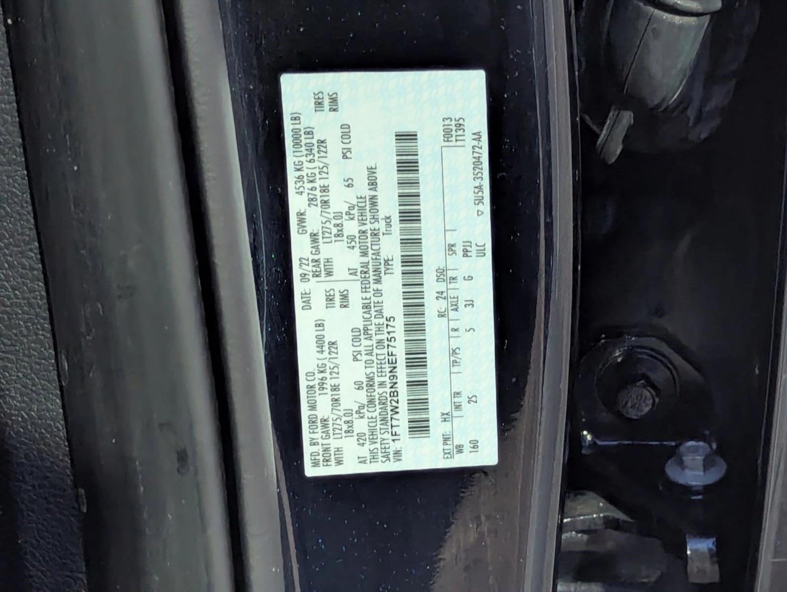 2022 Ford Super Duty F-250 SRW XLT 4WD Crew Cab 6.75' Box