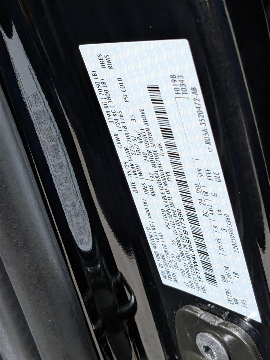 2025 Ford F-150 Tremor 4WD SuperCrew 5.5' Box