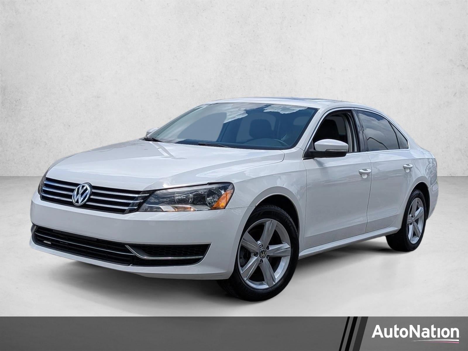 2013 Volkswagen Passat 4dr Sdn 2.5L Auto SE w/Sunroof PZEV