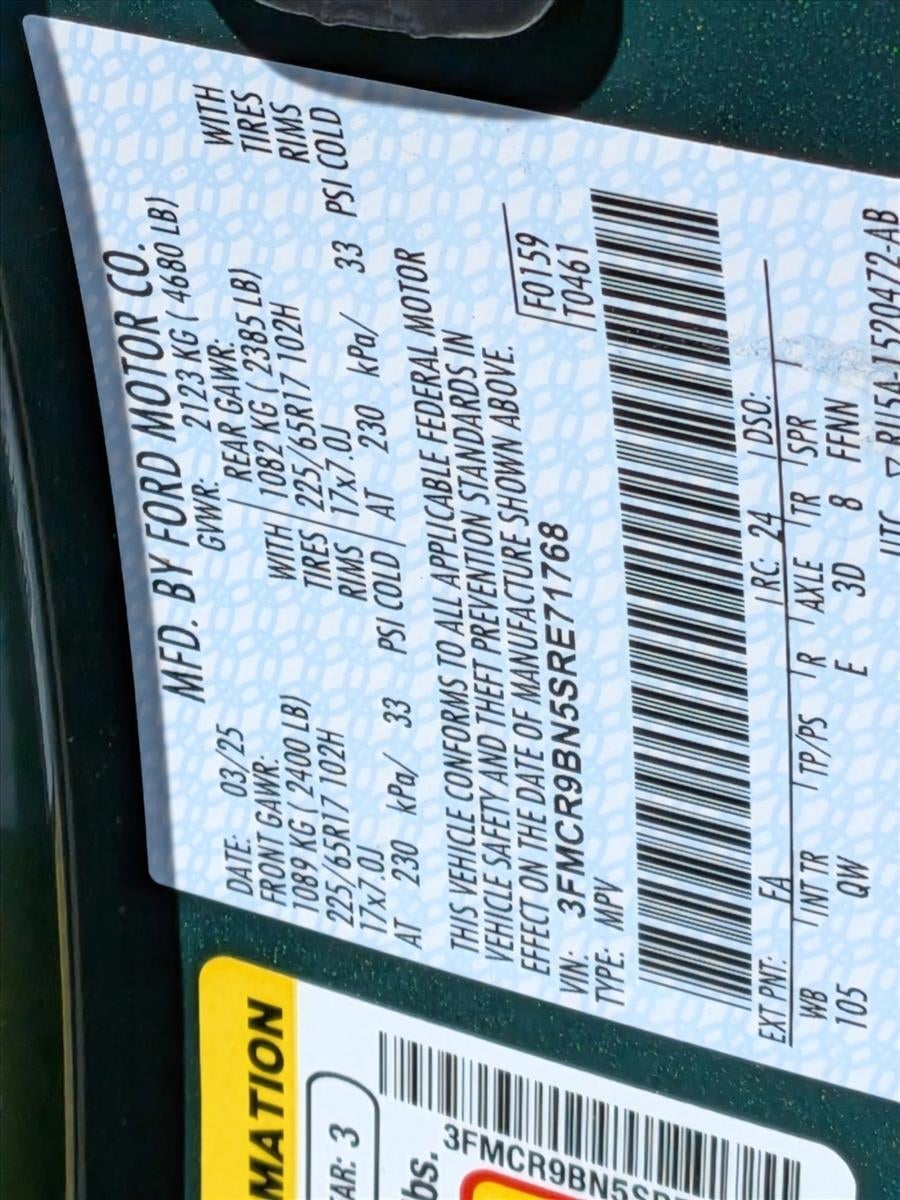 2025 Ford Bronco Sport Big Bend 4x4
