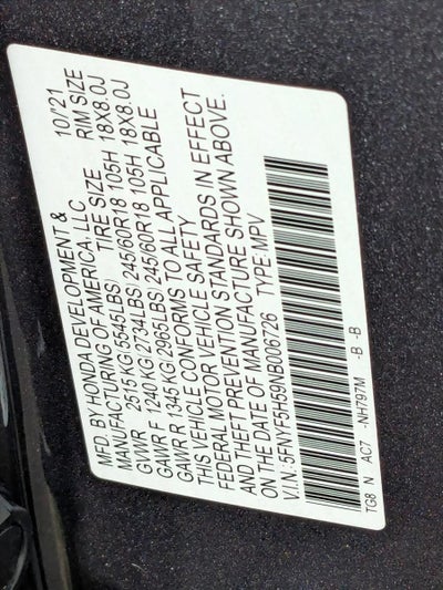 2022 Honda Pilot EX-L 2WD