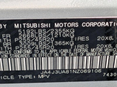 2022 Mitsubishi Outlander Black Edition FWD