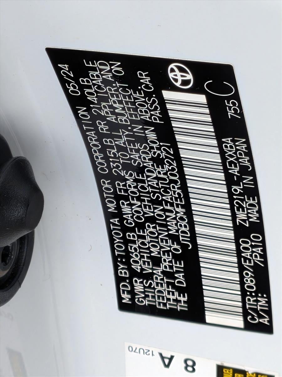 2024 Toyota Corolla Hybrid XLE FWD (Natl)