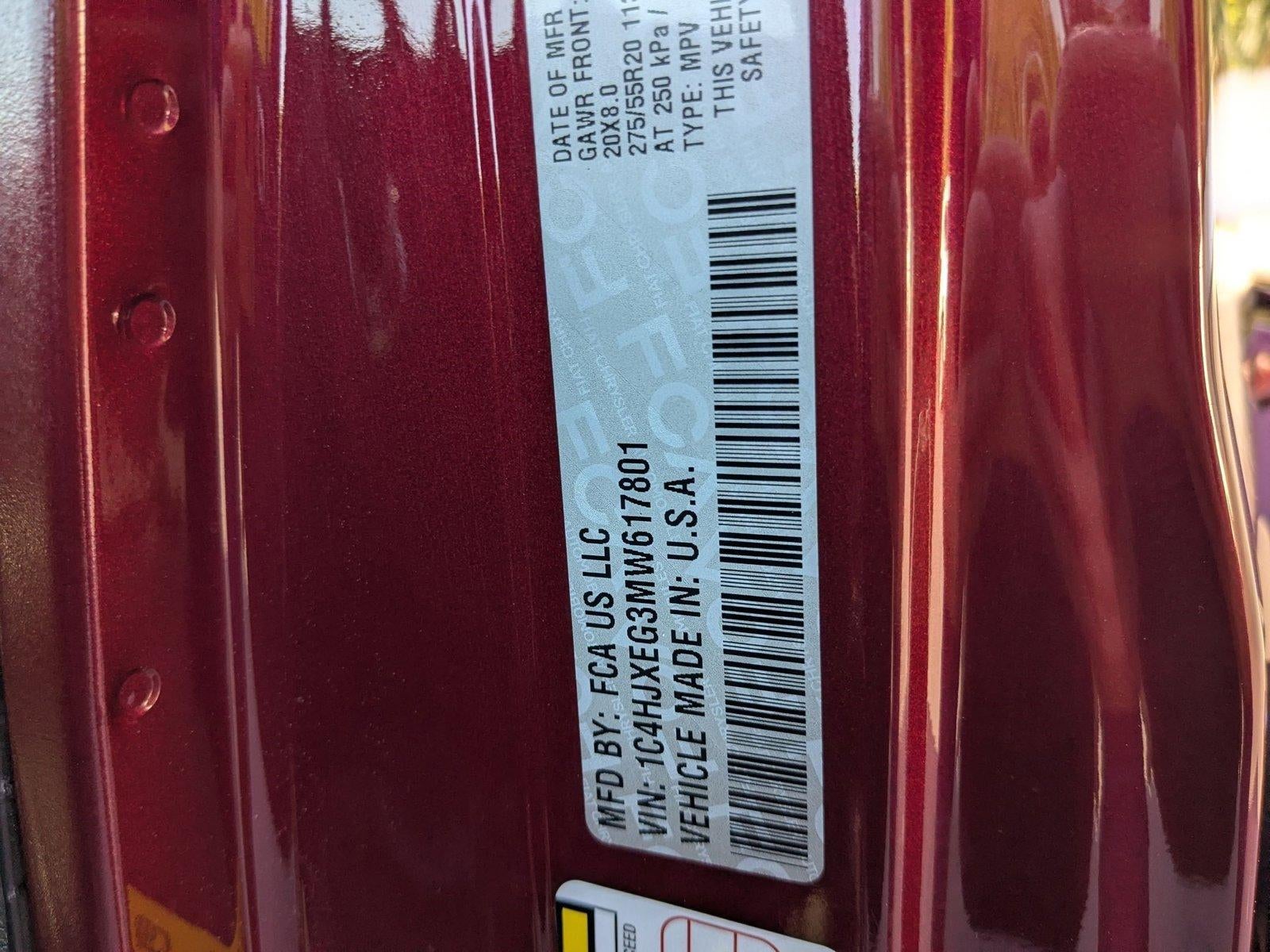 2021 Jeep Wrangler Unlimited Sahara High Altitude 4x4