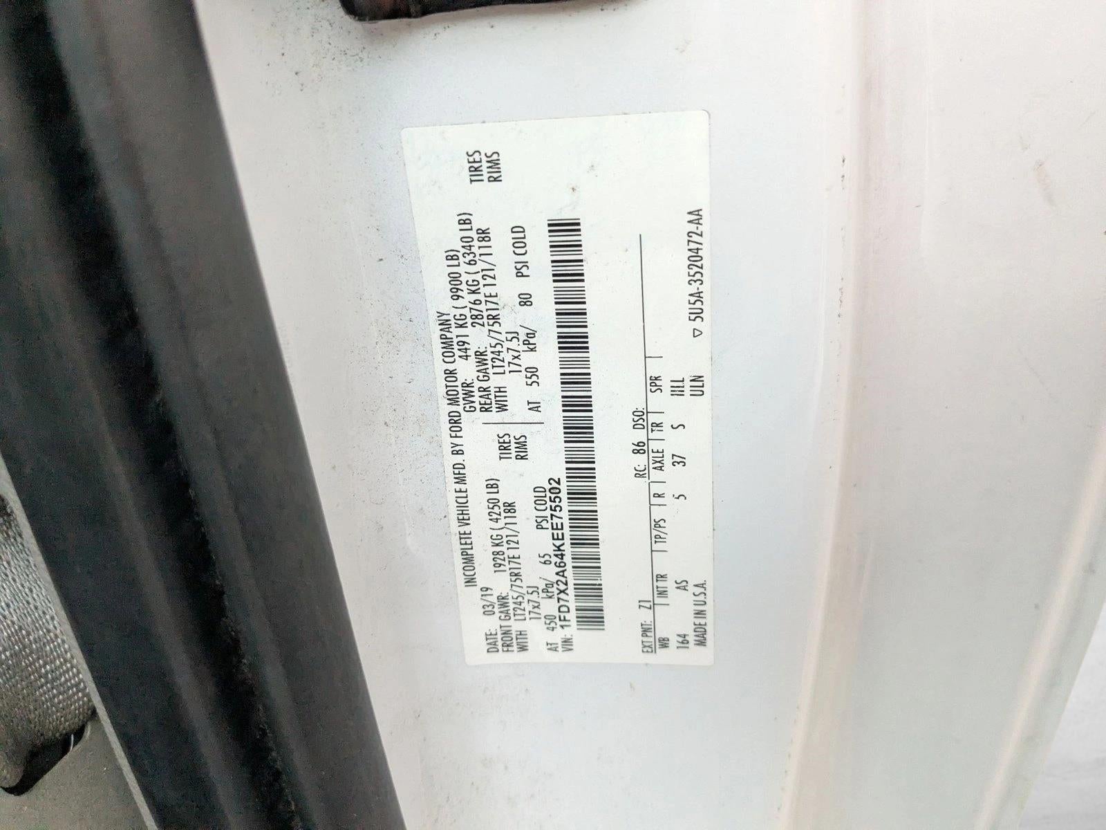 2019 Ford Super Duty F-250 SRW XL 2WD SuperCab 6.75' Box