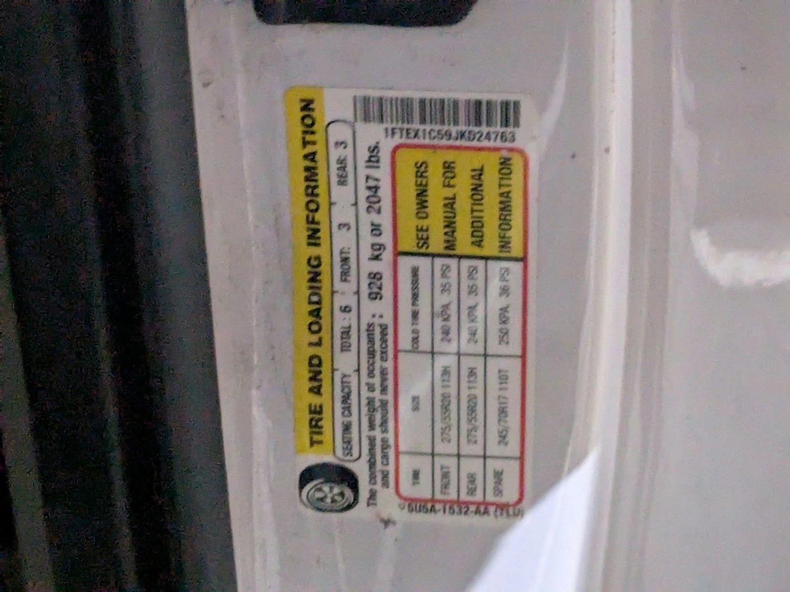 2018 Ford F-150 XLT 2WD SuperCab 6.5' Box