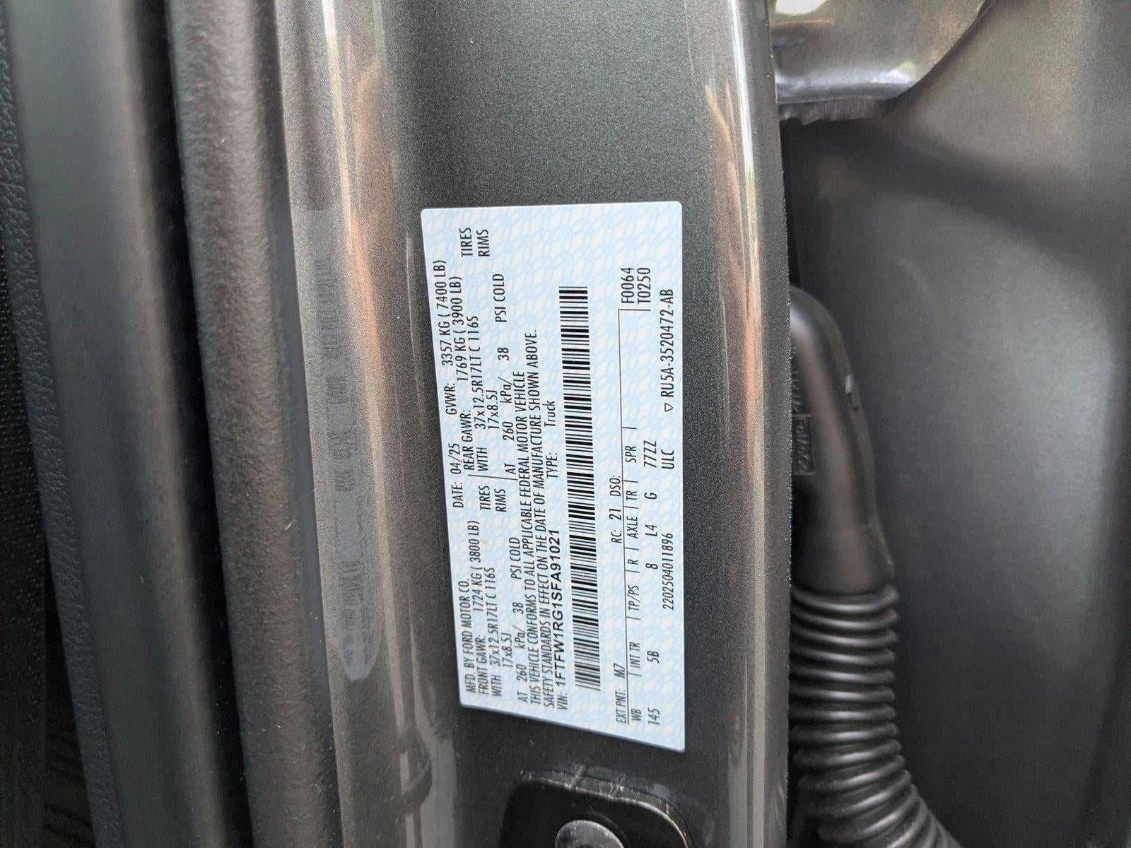 2025 Ford F-150 Raptor 4WD SuperCrew 5.5' Box