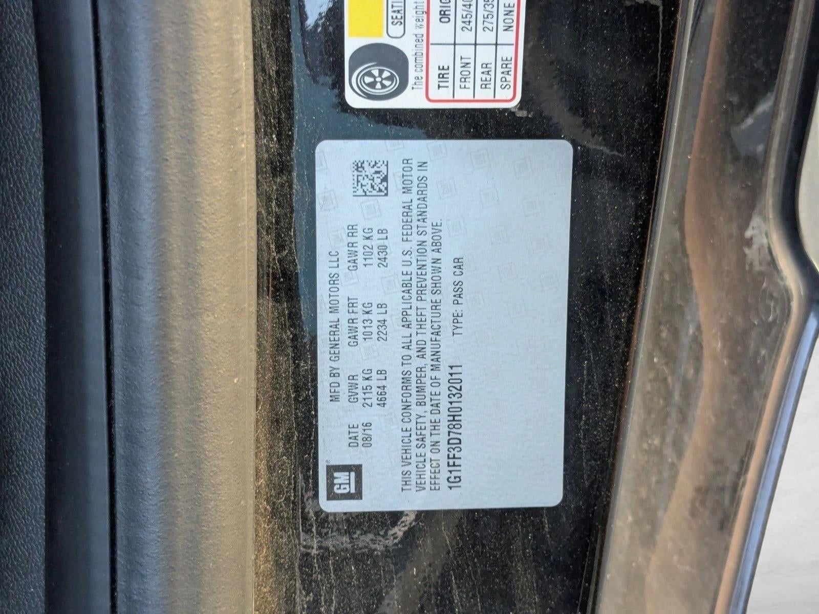 2017 Chevrolet Camaro 2dr Convertible 1SS