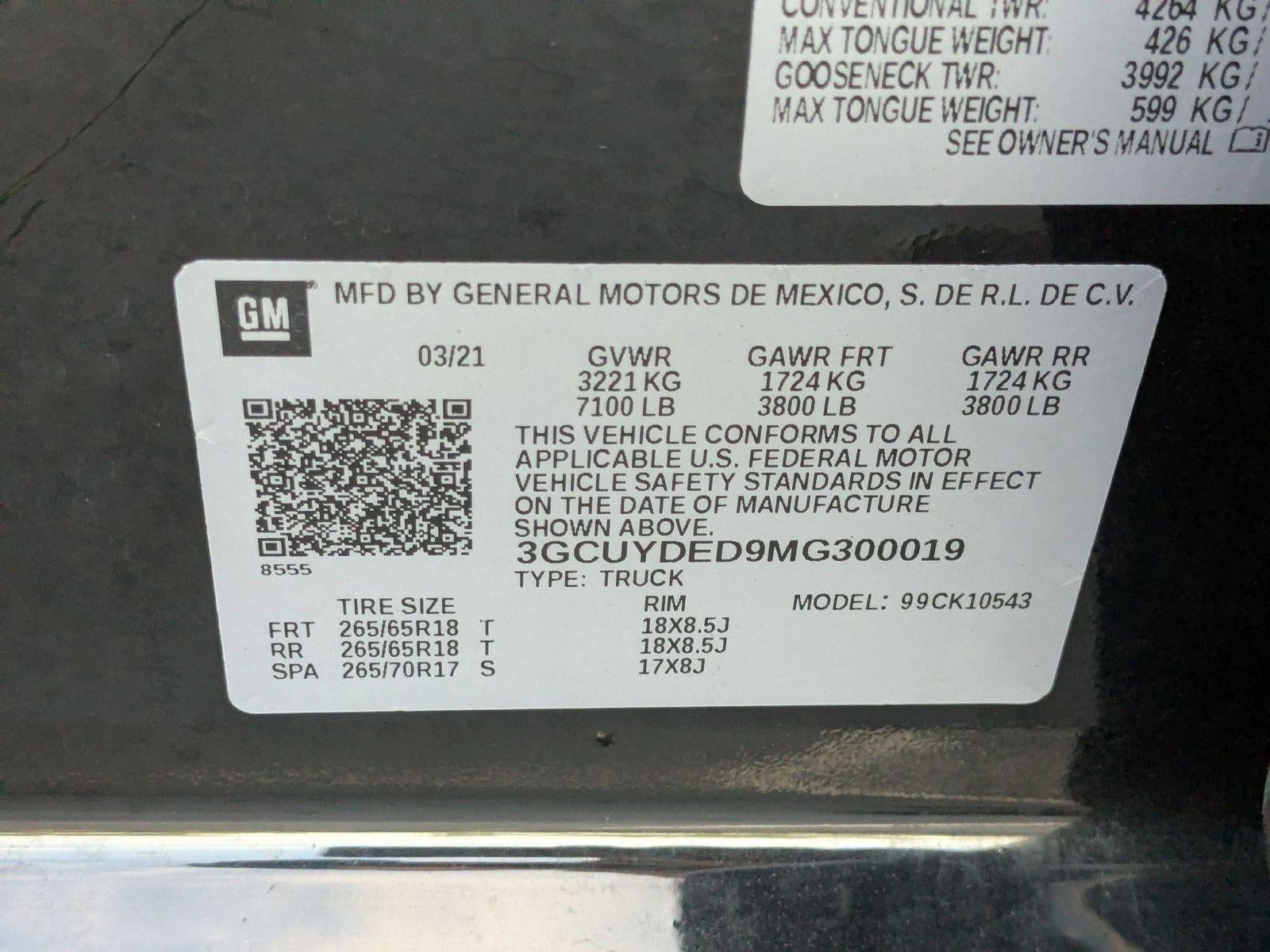 2021 Chevrolet Silverado 1500 Crew Cab Short Box 4-Wheel Drive LT