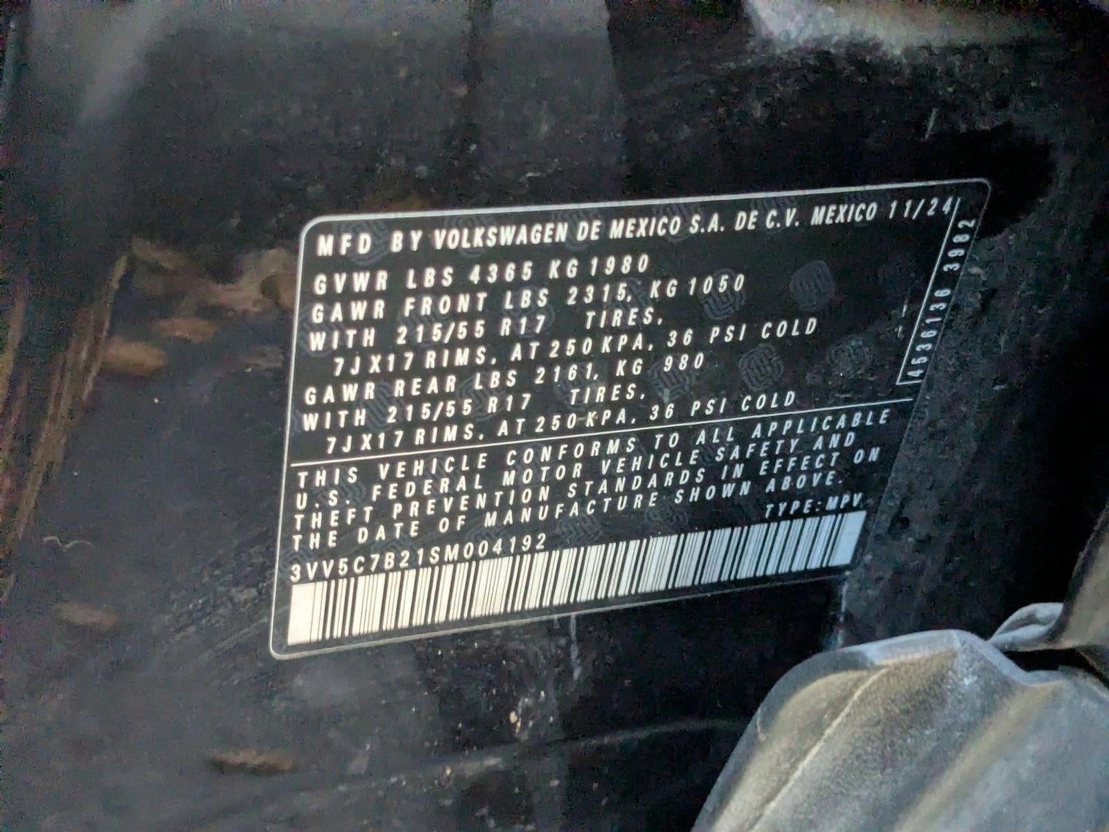 2025 Volkswagen Taos S FWD