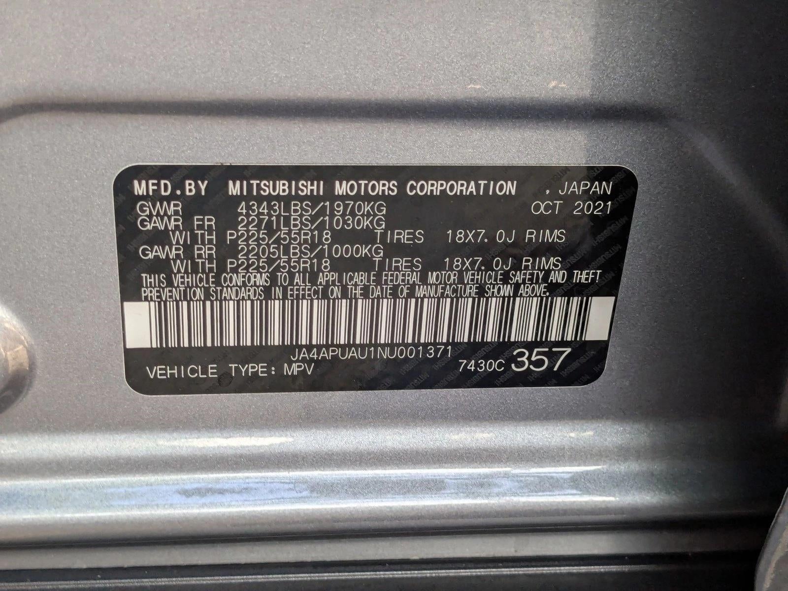2022 Mitsubishi Outlander Sport LE 2.0 CVT
