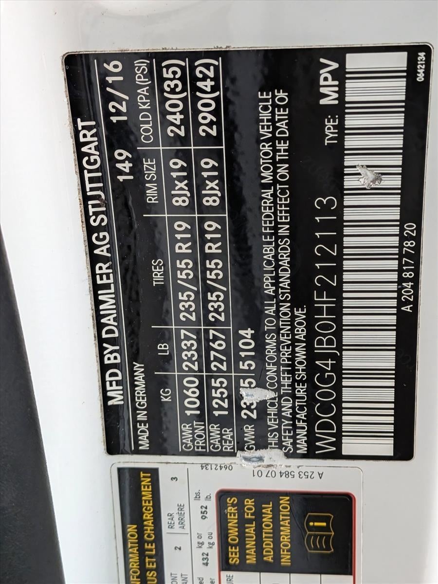 2017 Mercedes-Benz GLC GLC 300 SUV