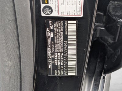 2018 Mercedes-Benz E-Class E 300 RWD Sedan