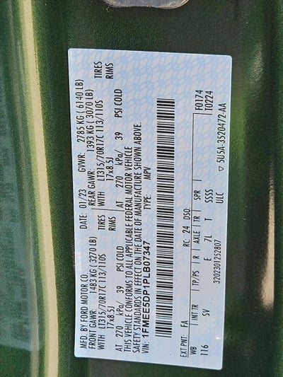 2023 Ford Bronco Black Diamond 4 Door Advanced 4x4