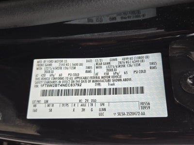 2022 Ford Super Duty F-250 SRW LARIAT 4WD Crew Cab 6.75' Box