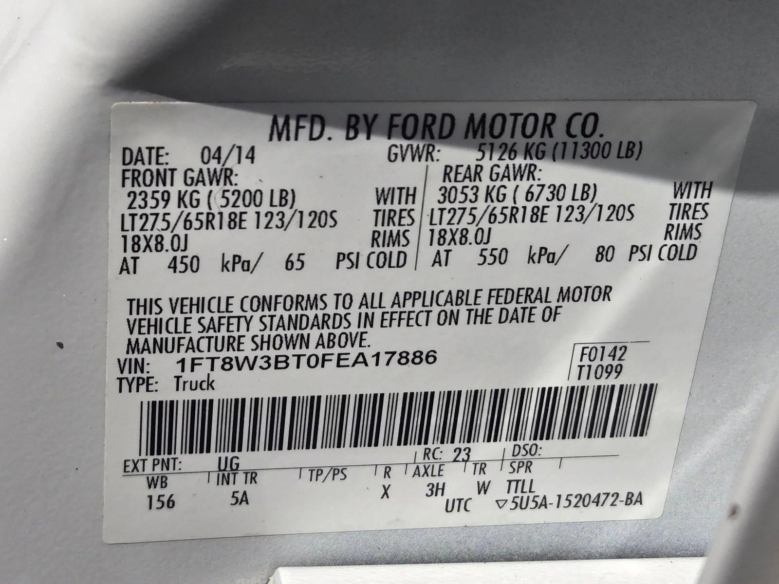 2015 Ford Super Duty F-350 SRW 4WD Crew Cab 6-3/4 Ft Box Lariat