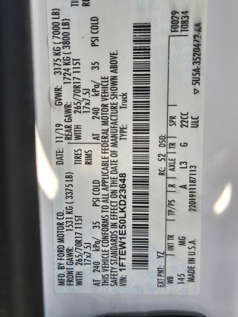 2020 Ford F-150 XLT 4WD SuperCrew 5.5' Box