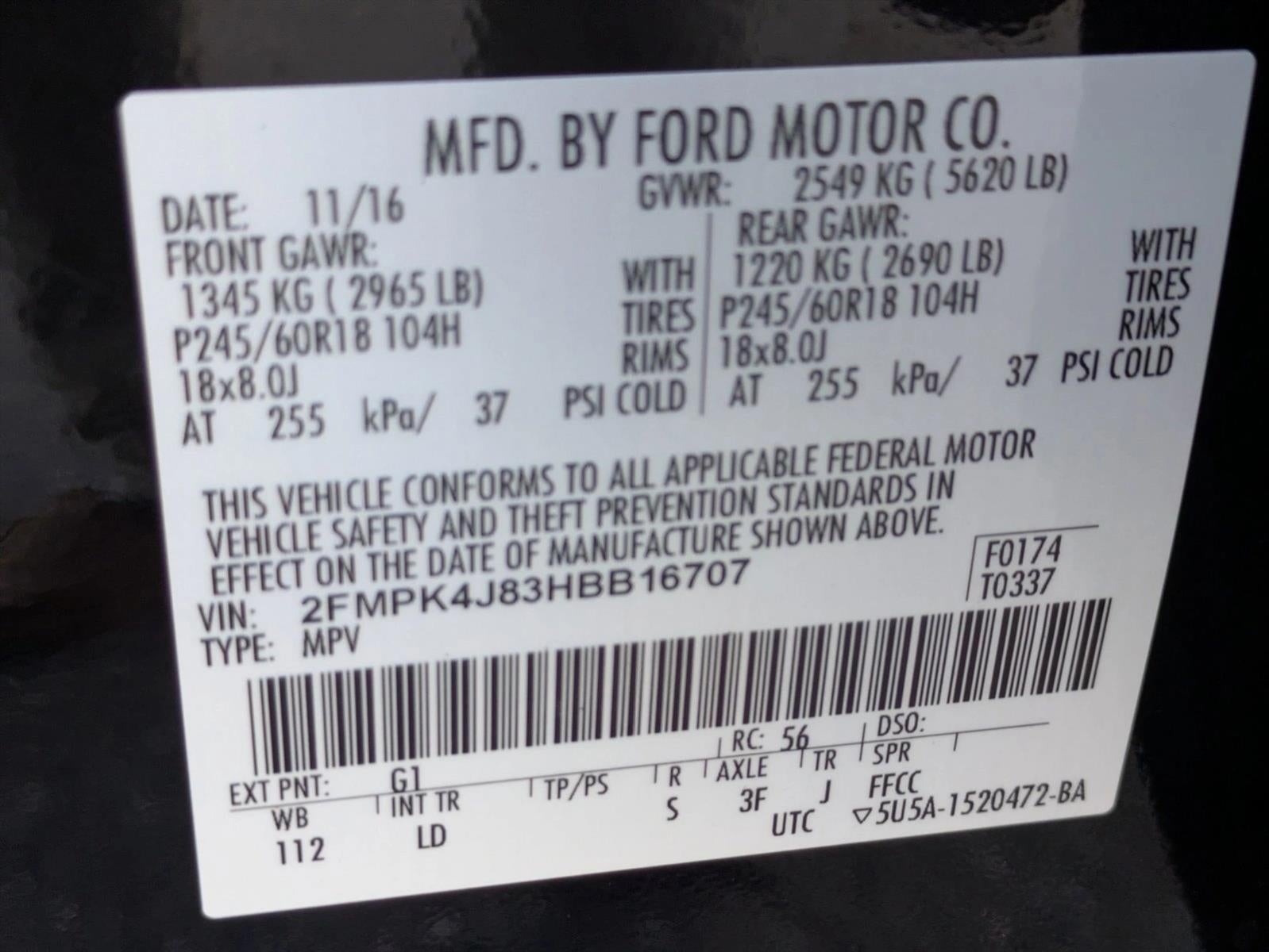 2017 Ford Edge SEL AWD
