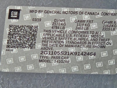 2019 Chevrolet Impala Premier