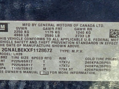 2015 Chevrolet Equinox FWD 1LT