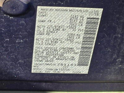 2018 Nissan Rogue AWD SV