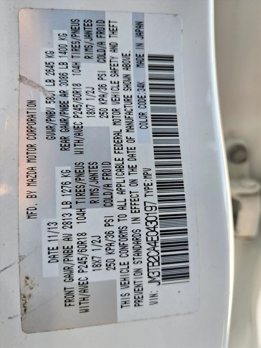 2014 Mazda Mazda CX-9 FWD 4dr Touring