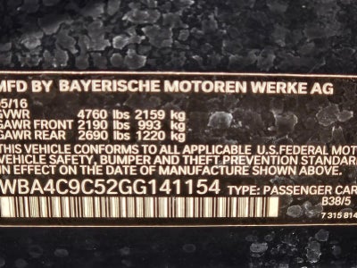 2016 BMW 428i xDrive Sedan