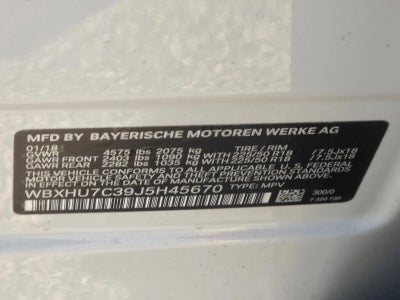 2018 BMW X1 sDrive28i Sports Activity Vehicle