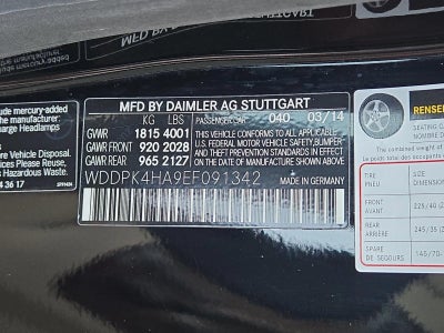 2014 Mercedes-Benz SLK SLK 250