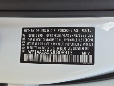 2018 Porsche Macan AWD