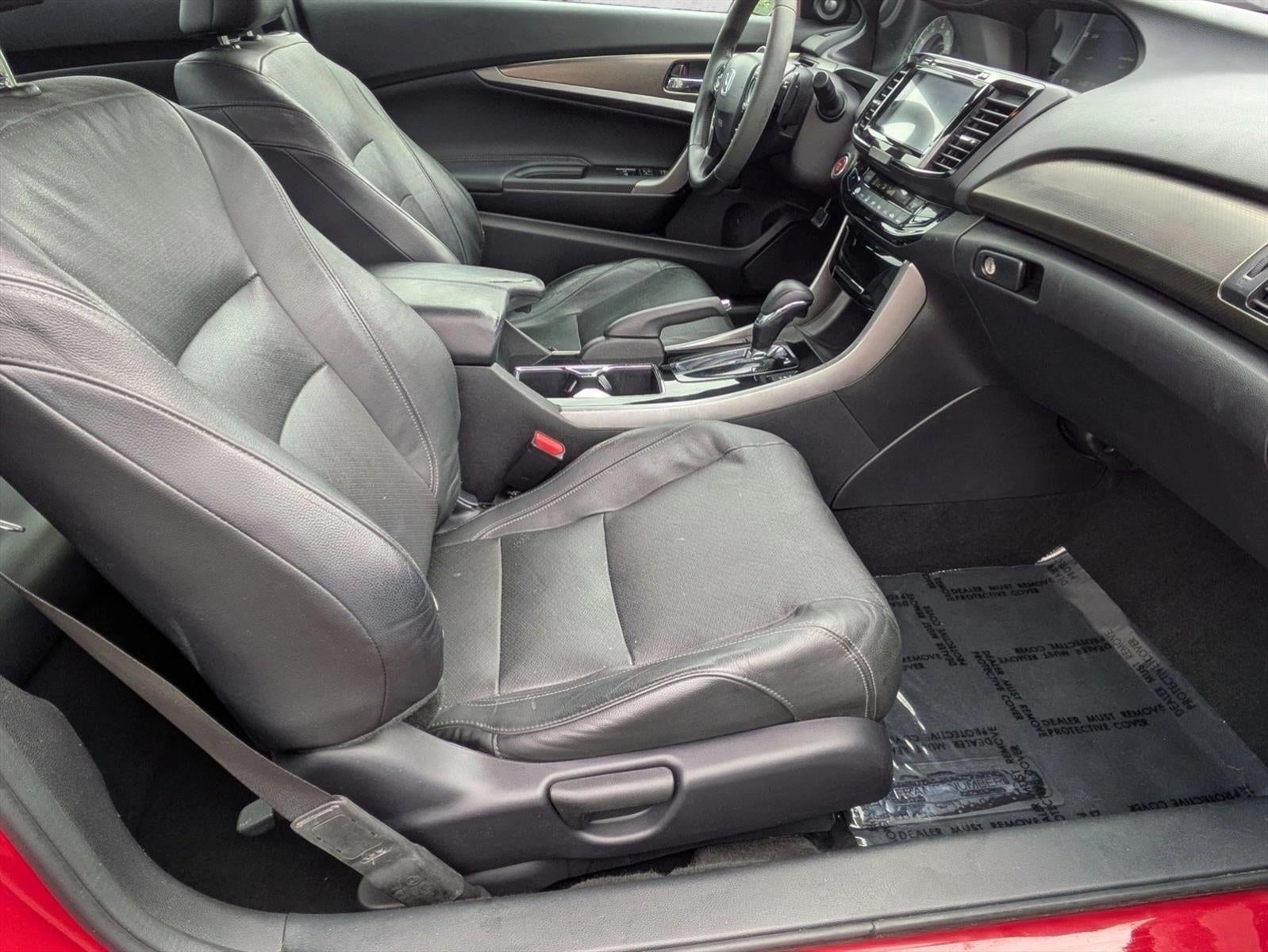 2016 Honda Accord Coupe EX-L CVT PZEV with Navigation and Honda Sensing