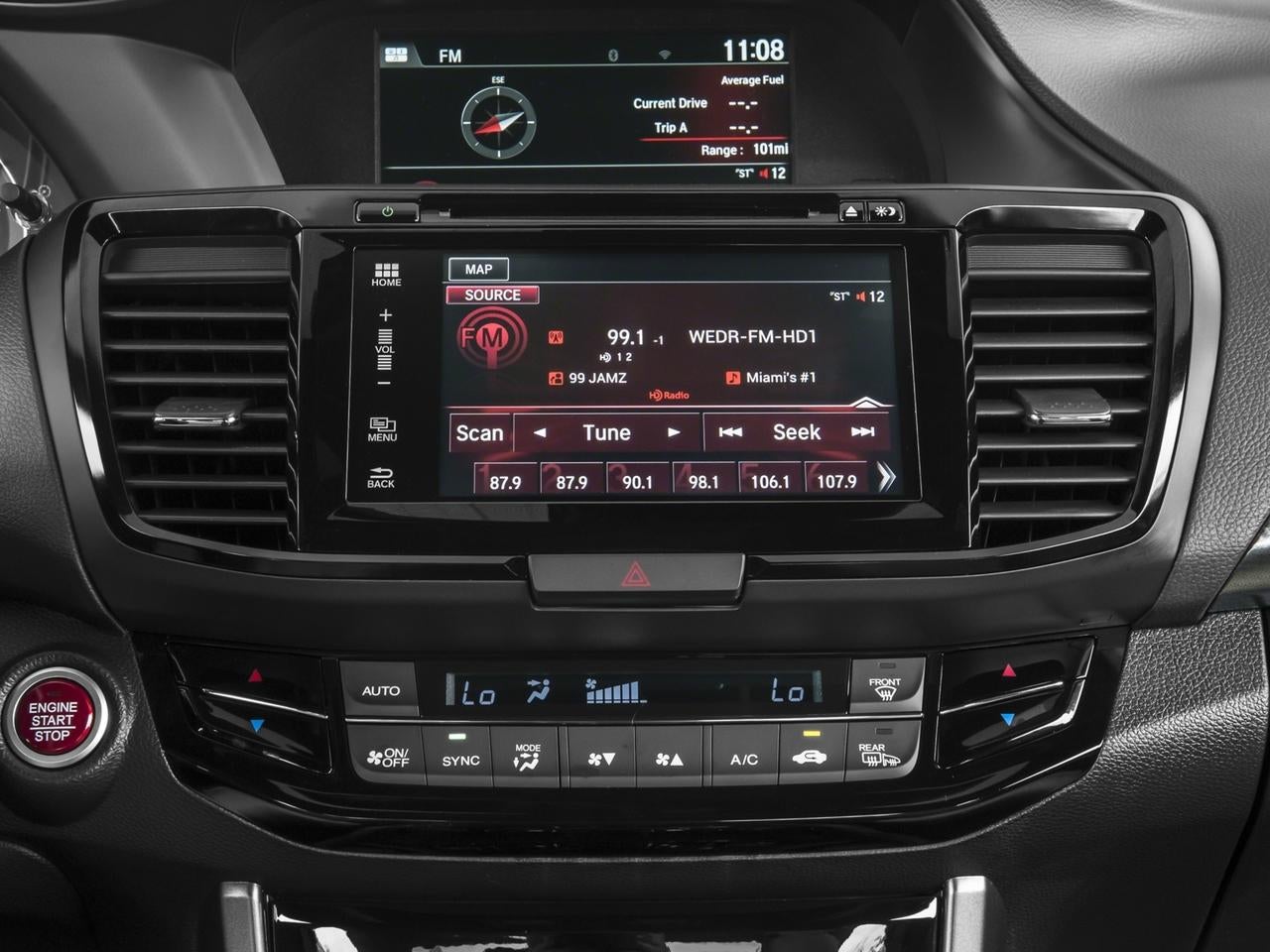 2016 Honda Accord Coupe EX-L CVT PZEV with Navigation and Honda Sensing