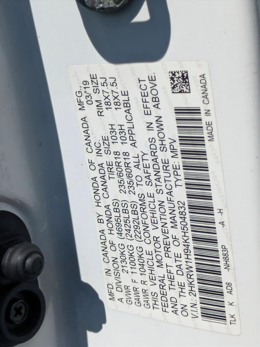 2019 Honda CR-V Touring 2WD