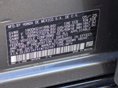 2026 Honda HR-V EX-L 2WD CVT