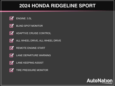 2024 Honda Ridgeline Sport AWD