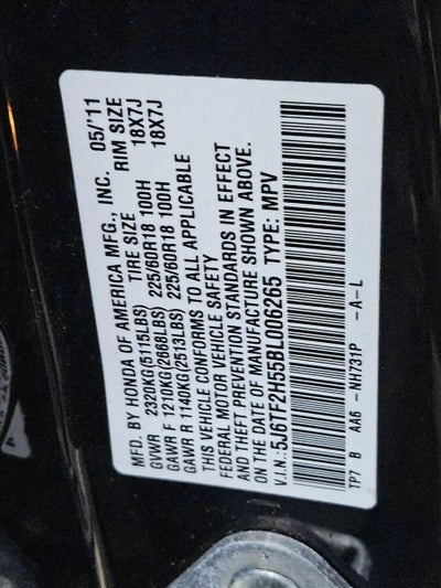 2011 Honda Accord Crosstour EX-L 4WD