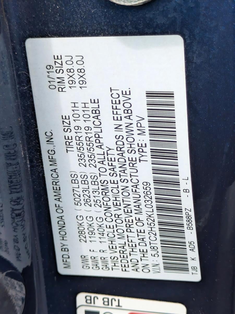 2019 Acura RDX AWD w/Technology Pkg