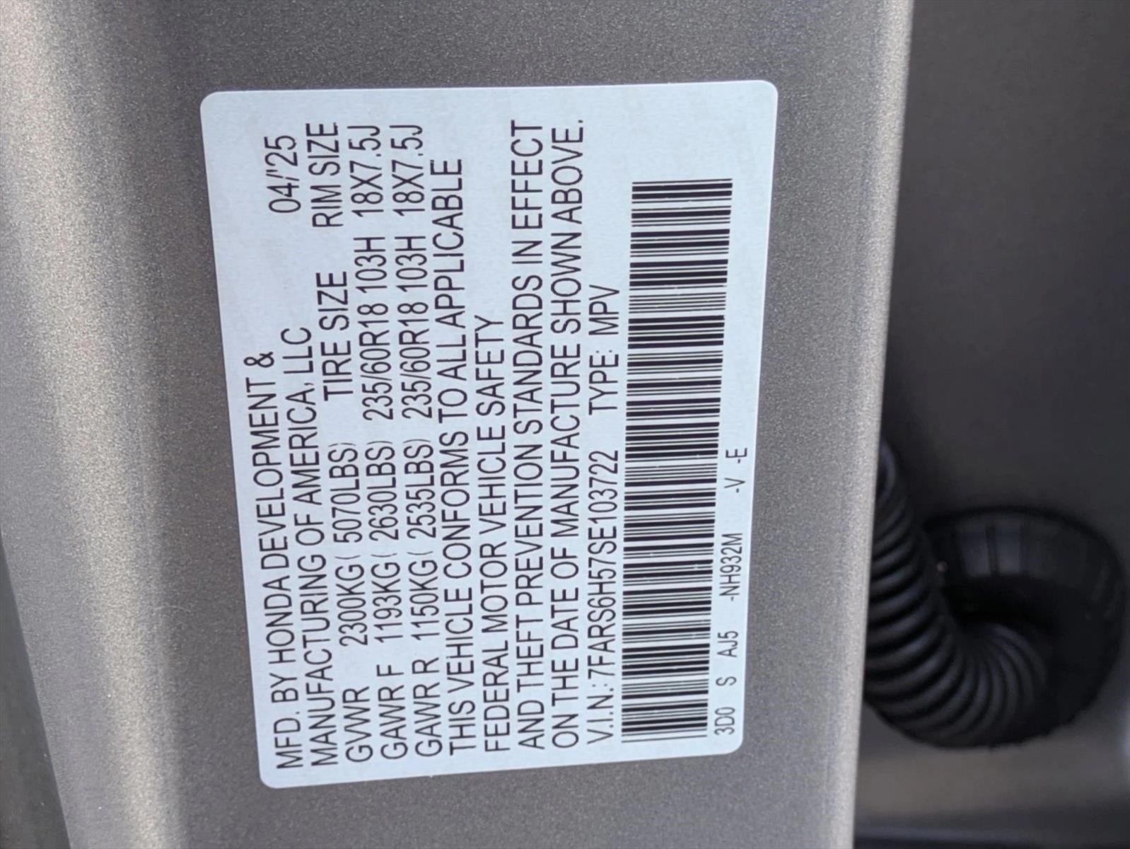 2025 Honda CR-V Hybrid Sport AWD