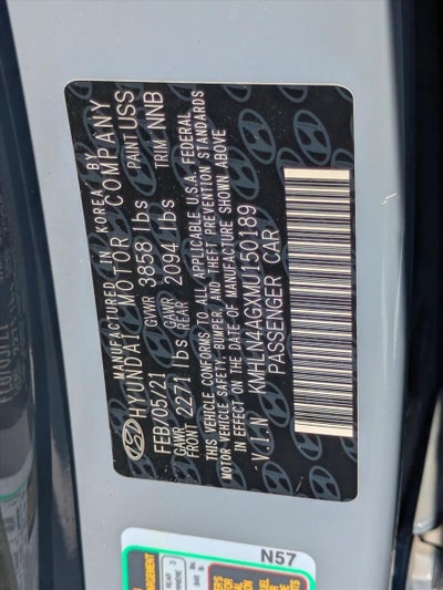 2021 Hyundai ELANTRA SEL IVT