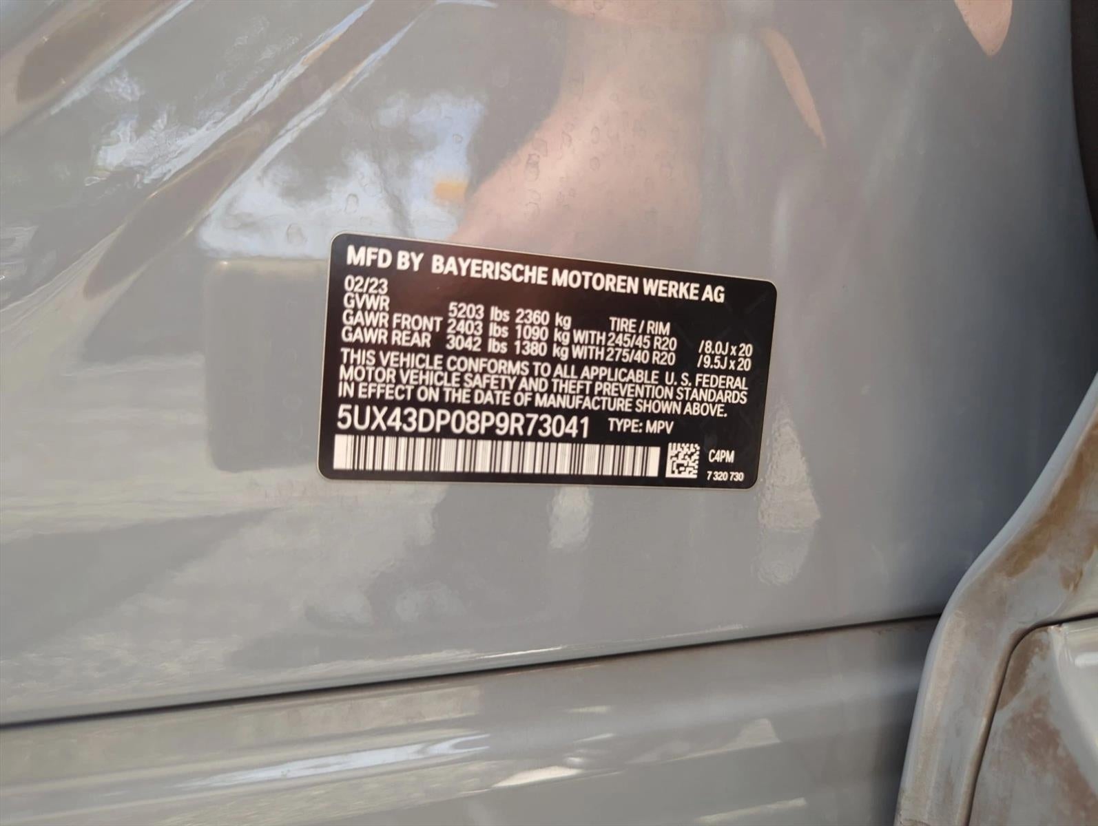 2023 BMW X3 sDrive30i Sports Activity Vehicle