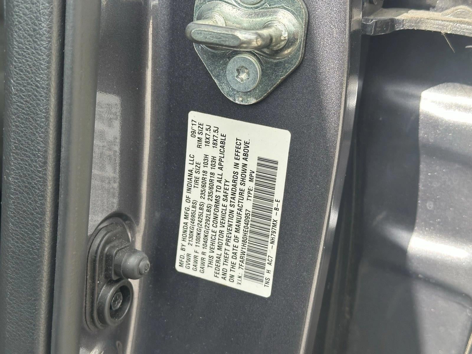 2017 Honda CR-V EX-L 2WD w/Navi