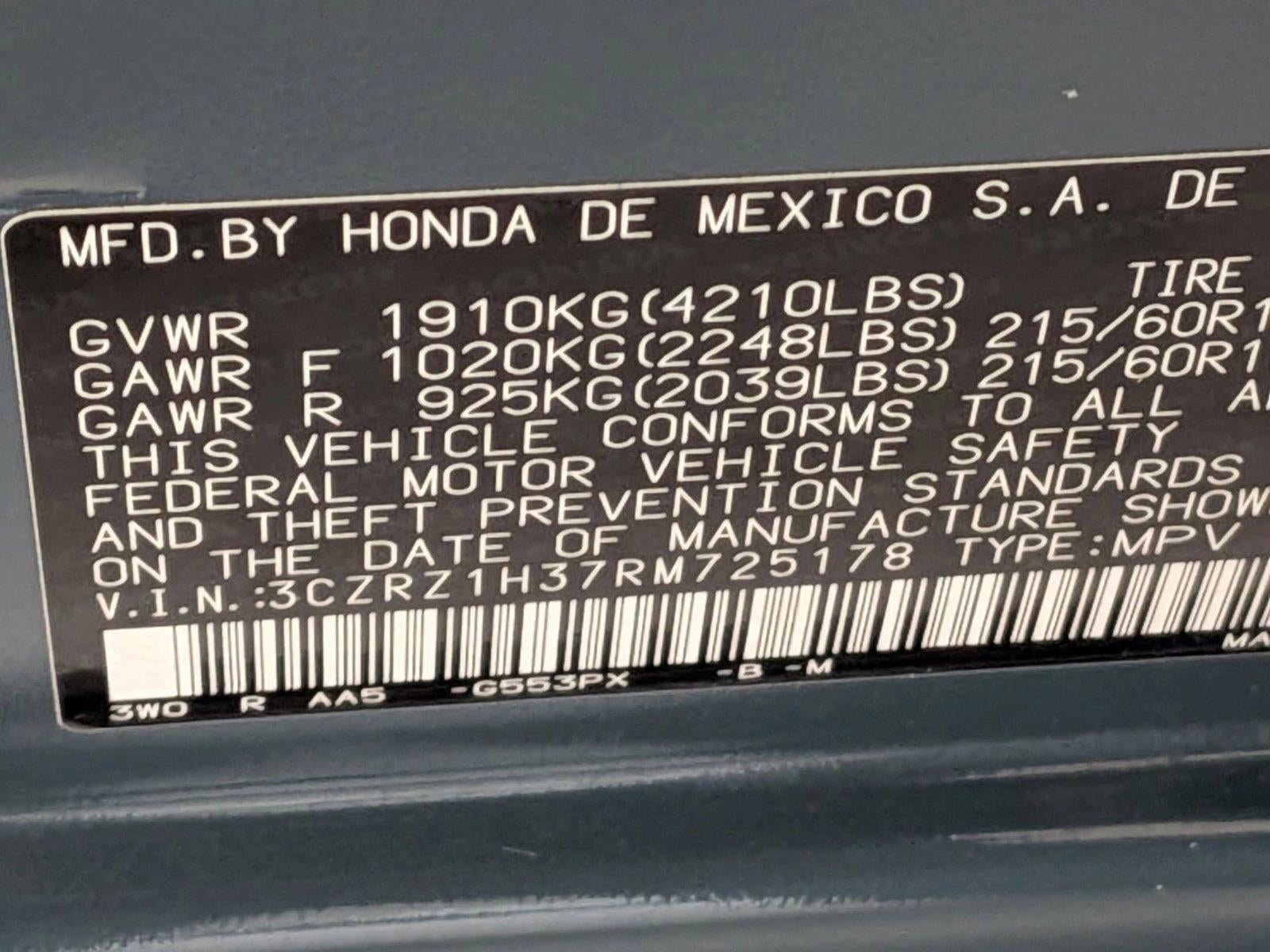 2024 Honda HR-V LX 2WD CVT