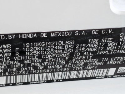 2025 Honda HR-V LX 2WD CVT