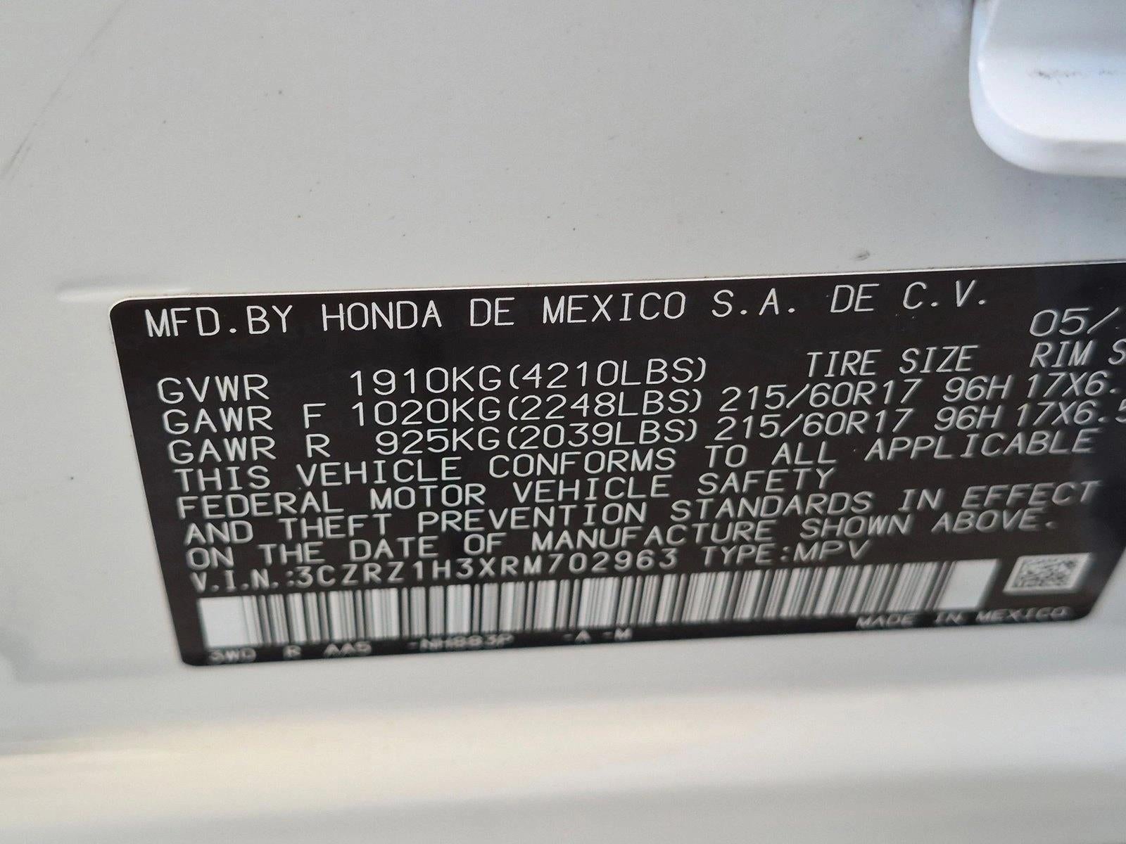 2024 Honda HR-V LX 2WD CVT
